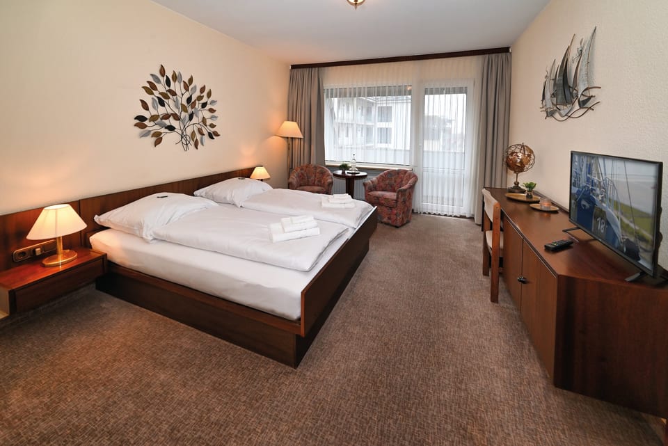 Doppelzimmer im Strandhotel Salty in Büsum